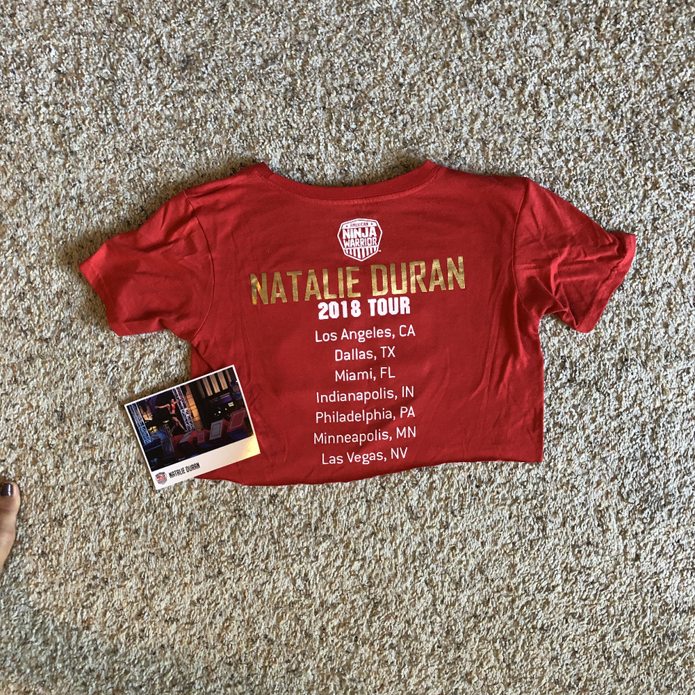 Ninja Natalie's Red Crop Top T-shirt - Picture 3 of 6